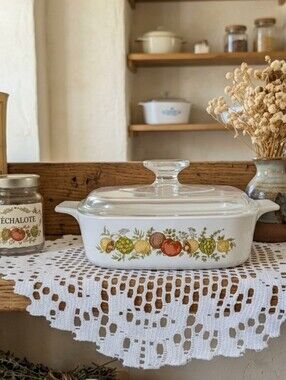 Corning Ware Spice of Life Casserole Dish with Lid – French Country Kitchen